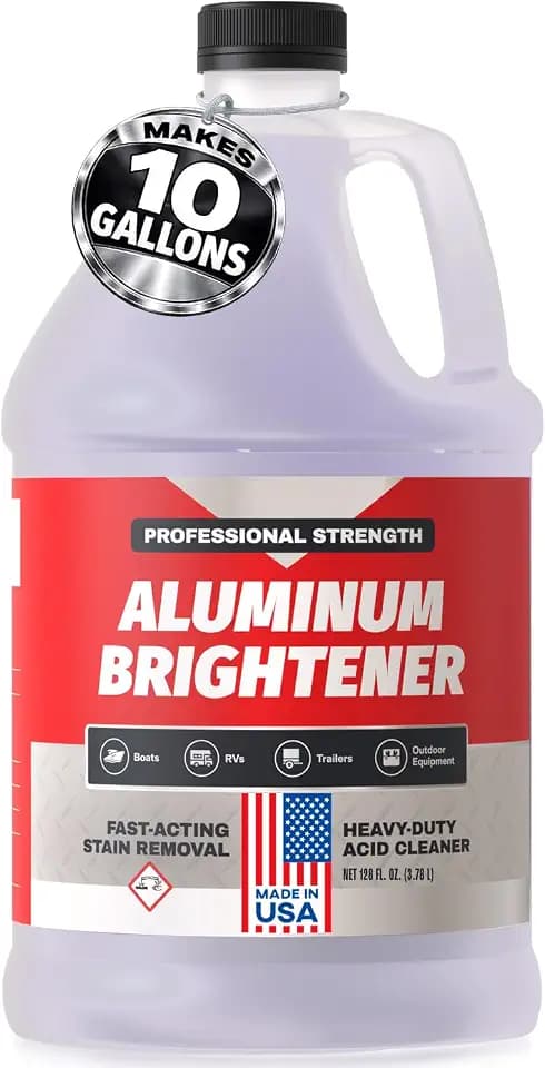 Aluminum Brightener & Acid Cleaner for Pontoons, Boats, Wheels & Trailers