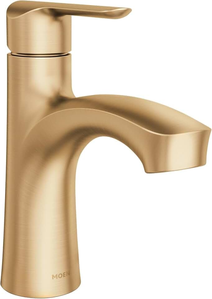 Moen 84516BZG Findlay Bronzed Gold Single-Handle Bathroom Faucet