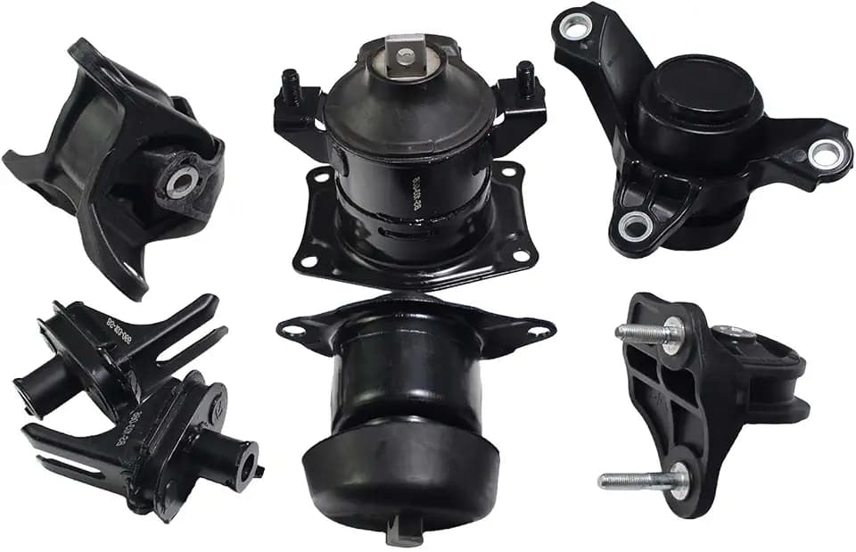 BST BSSP Engine Mounts & Manual Trans. Mount Set Replacement for 2008-2012 Honda Accord 3.5L V6 Engine Motor Mount Kit A65011 A65003 A4591 A65025 A4592 A4561