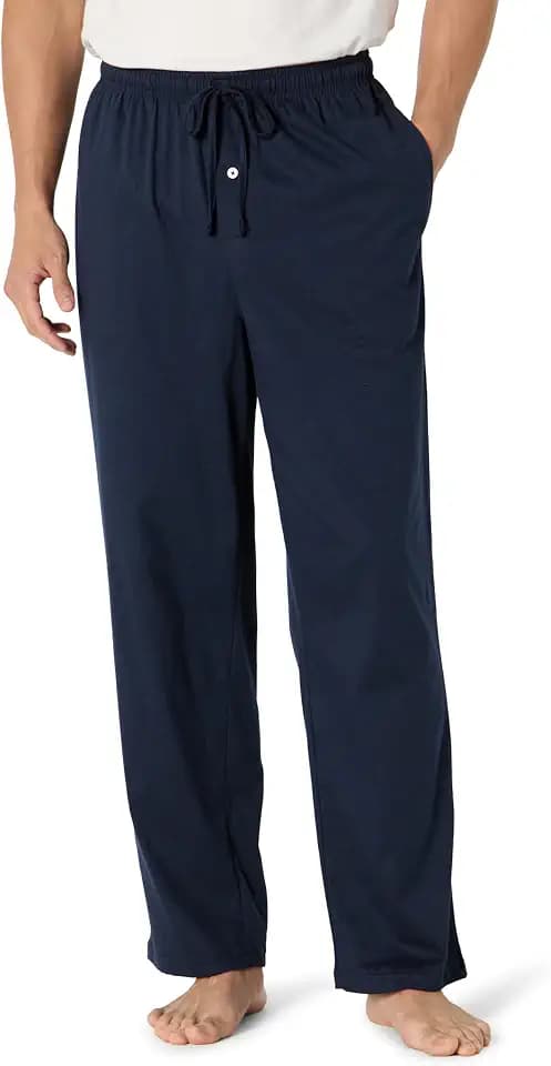 Amazon Essentials Herren Pyjamahose aus Baumwollstrick