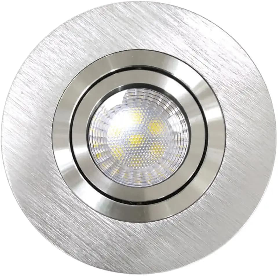 Einbauring Ø 110 mm, Aluminium, modernes Finish, effiziente Beleuchtung, ideal für gewerbliche und private Räume.