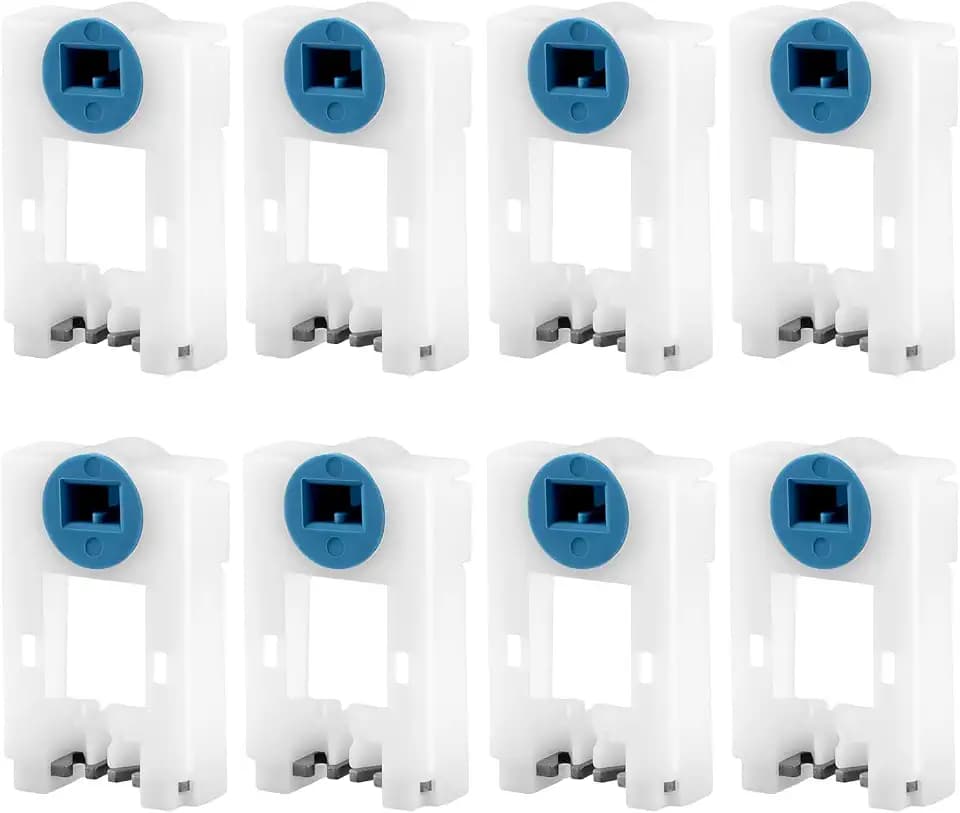 QWORK Tilt Window Spiral Balance Pivot Lock Shoe, 8 Pack Glass Filled PA Material, Tilt Window Accessories - 2x1.23x0.54in