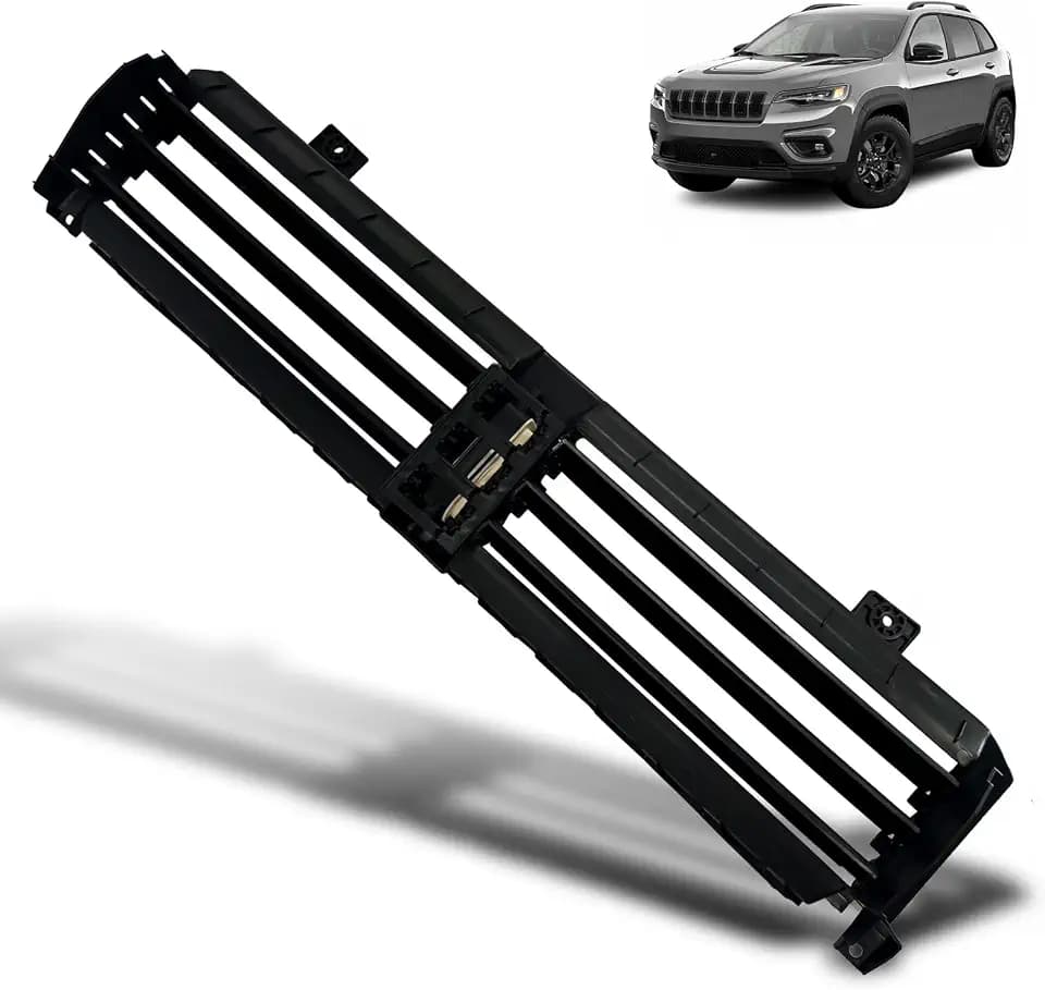 68412008AC Active Grille Shutter Assembly with Actuator Motor Fit for 2019-2023 Jeep Cherokee, Front Active Radiator Shutter Grille 68412008AA CH1206117