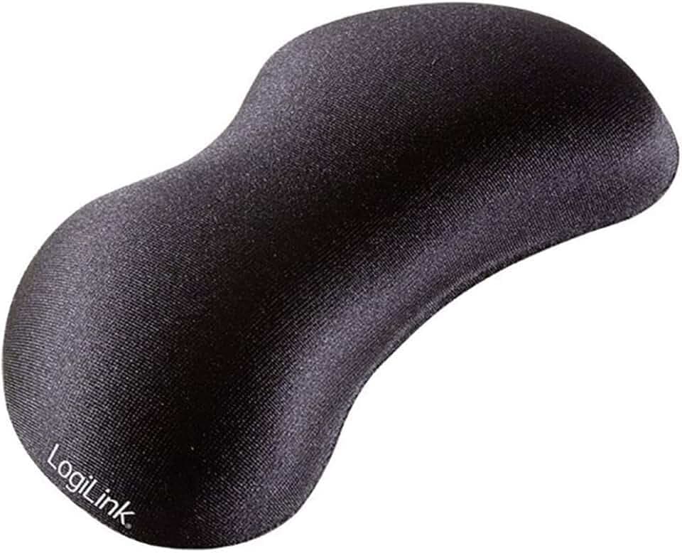 LogiLink ID0136 Handgelenkstützendes Gelkissen schwarz, 140 x 55 x 25 mm