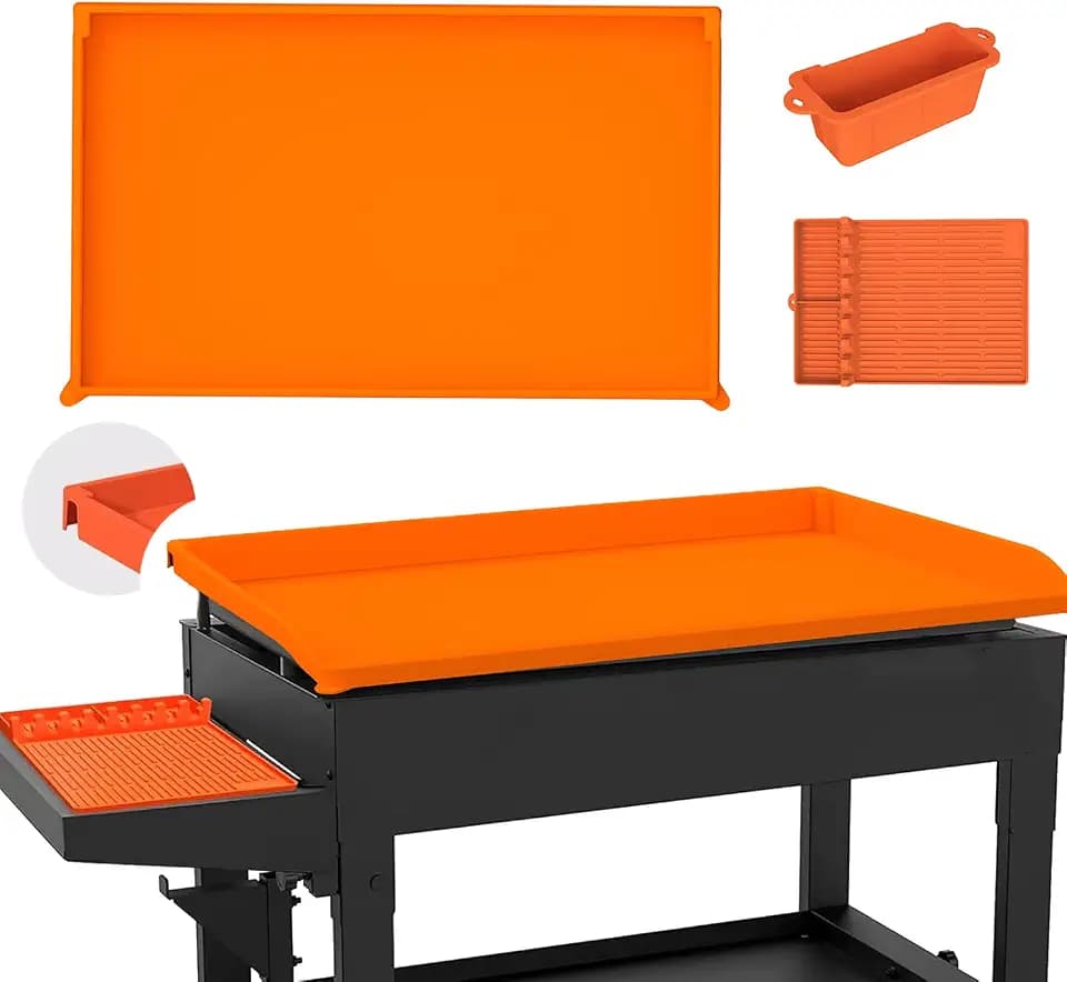 Full-Edge 36" 3-Piece Silicone Griddle Protection Kit