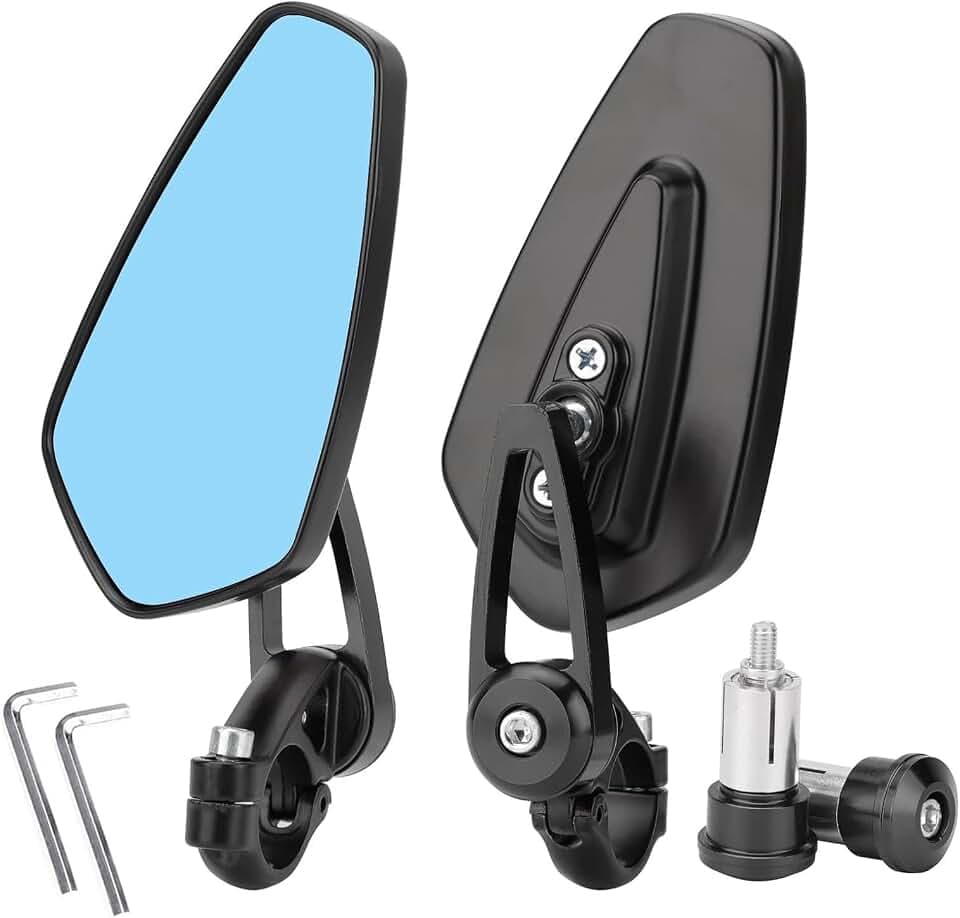 Lenkerendenspiegel Motorrad Universal 7/8", Motorrad Rückspiegel