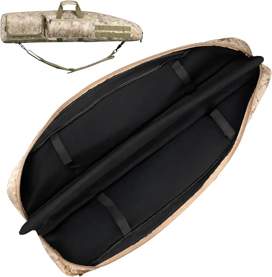 HUNTSEN Double Padded Soft Bag - Lightweight with Padded Carry Handle