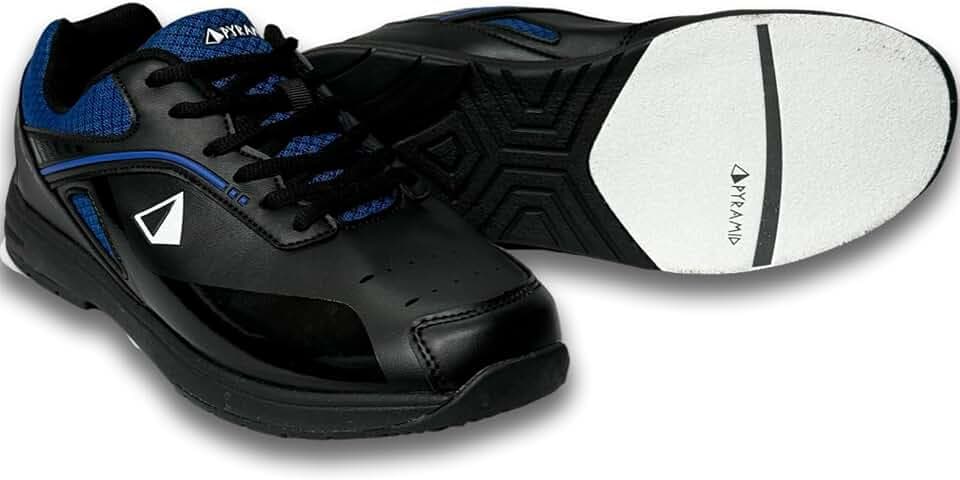 Pyramid Men's Ra Pro Black/Royal Blue Right Handed Bowling Shoes