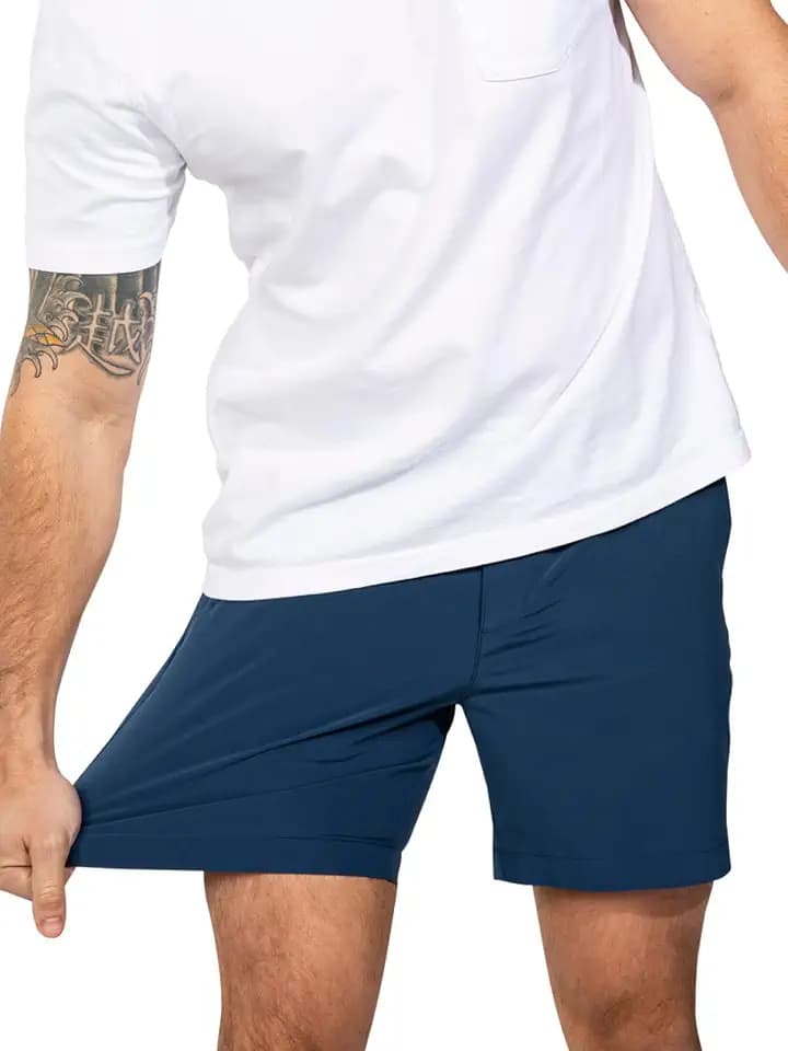Chubbies Everywear Men’s Shorts – Mens Shorts Casual 6in Inseam, Elastic Waist, Water-Resistant, Zipper Pocket