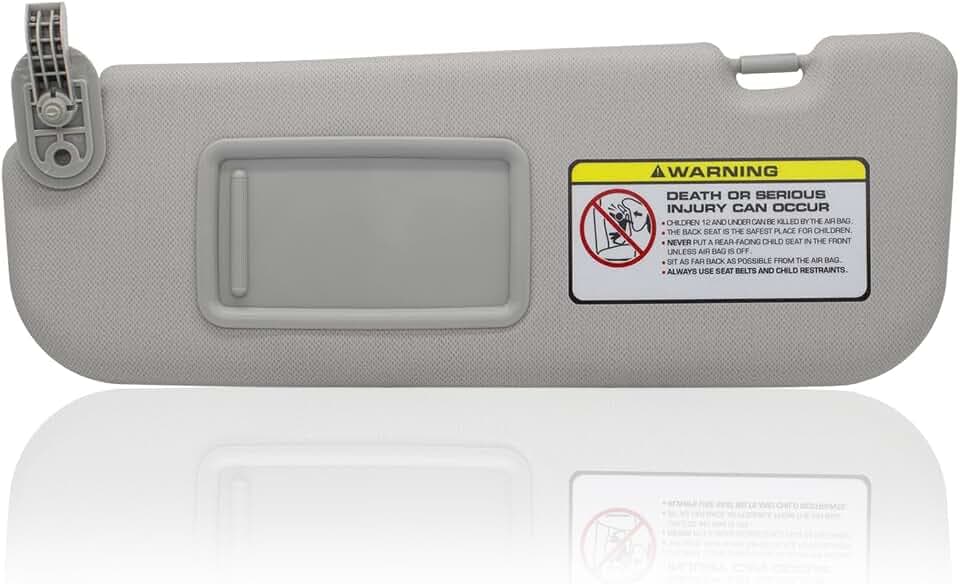 NHILES Left Driver Side Sun Visor Fits for Hyundai Elantra 2011-2015