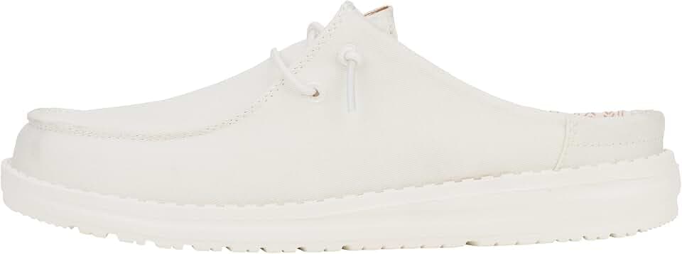 HEYDUDE Women's Wendy Slip Mule Classic | Lightweight Women's Slip-On Shoes | Comfortable & Casual Everyday Footwear