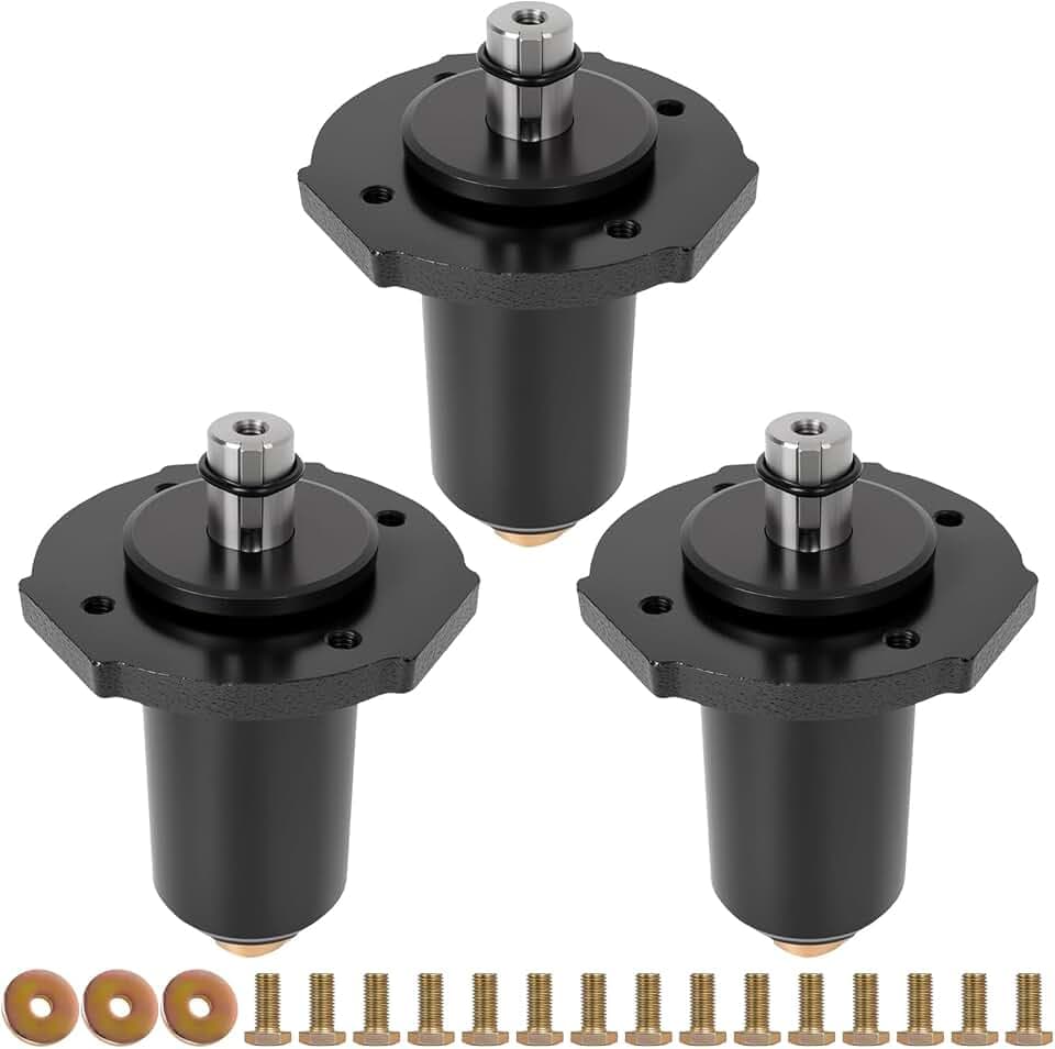 59202600 59215400 Deck Spindle Assembly, Compatible with A riens Gr avely Pro Master Stance Turn Z-Stance ZT HD 44" 48" 52" 60" 72" Deck, Replace 58810800 59225700 69219700, 3-Pack