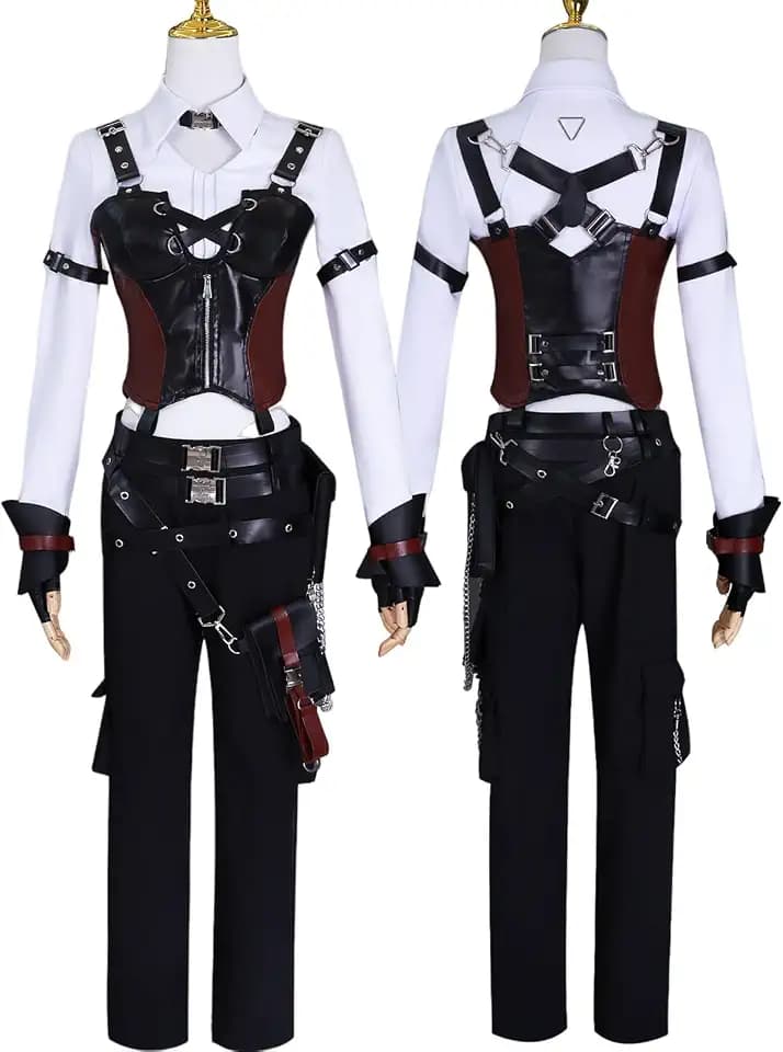 Women Halloween Cosplay Costume Black Uniform Suit Cosplay Costume Uniforms Full Set Halloween Party
