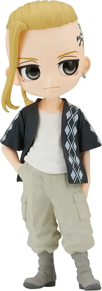 Banpresto - Tokyo Revengers - Ken Ryuguji Plain Clothes (Version A), Bandai Spirits Q Posket 5.5 Inch
