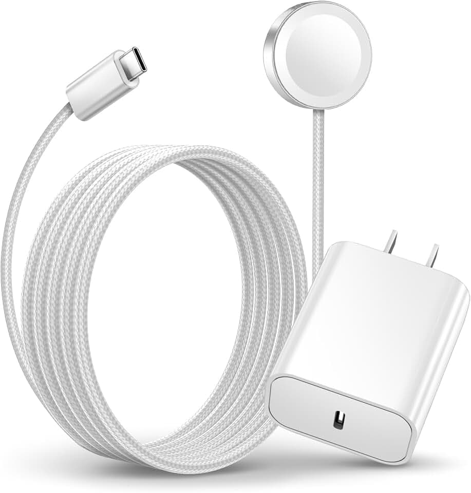 Upgraded for Apple Watch Charger Magnetic USB C Adapter & Charging Cable