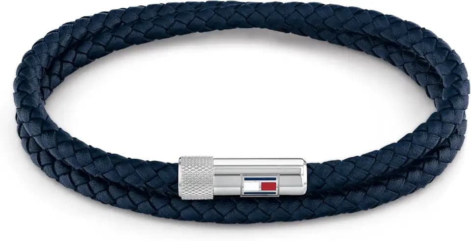Tommy Hilfiger Jewelry Lederarmband für Herren verfügt über einen Magnetverschluss