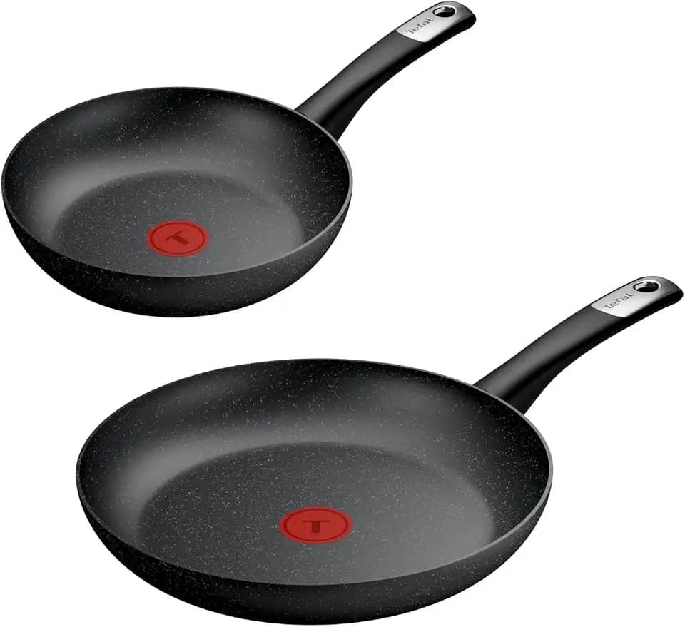 Tefal Explore Stone G7 Pfannen-Set 24/28 cm, Antihaft, Induktion G01190