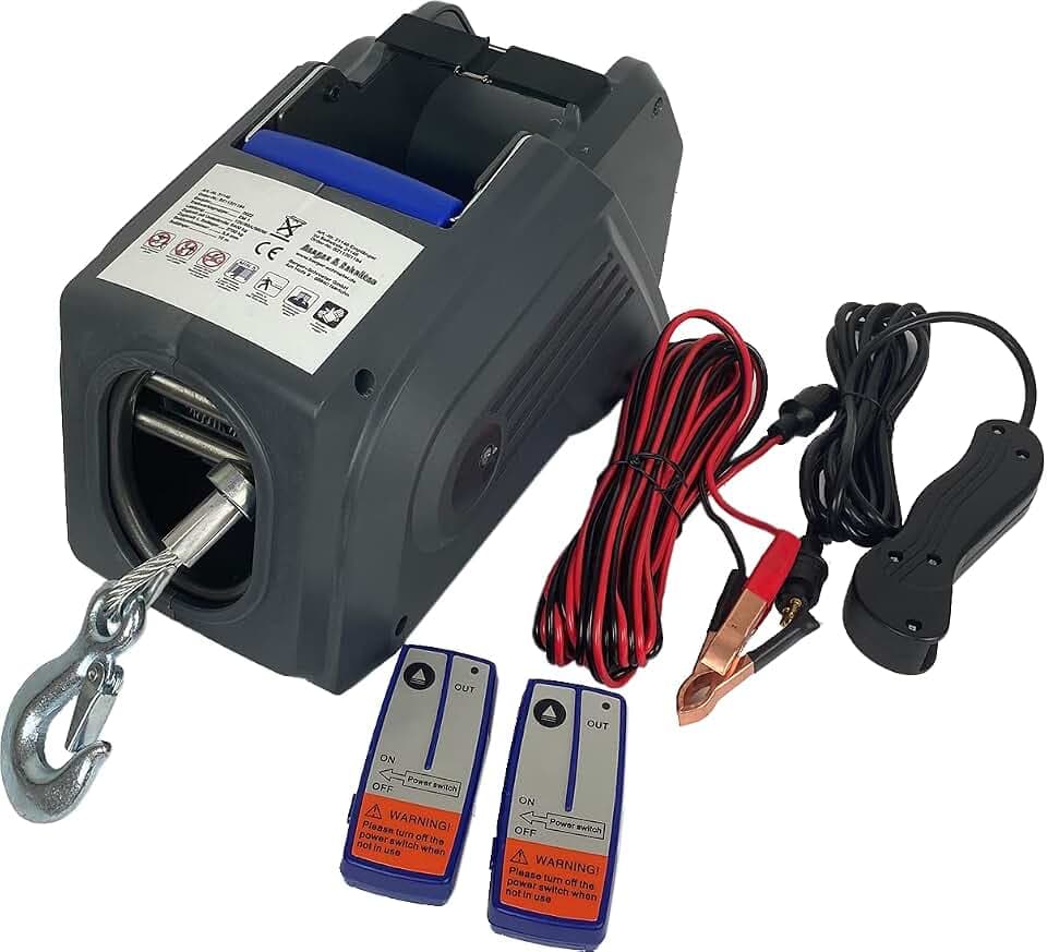 12 V Premium PKW-Seilwinde mit Funkfernbedienung