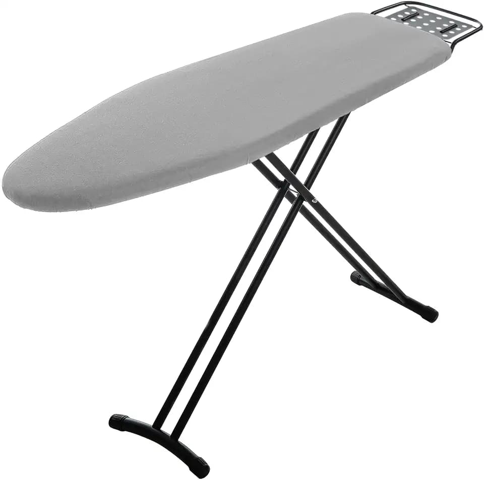 RAINHOL Full Size Ironing Board, Gray 54 x 13 in, Sturdy & Foldable