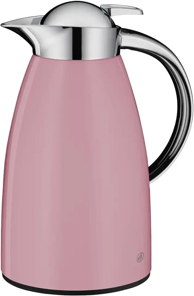 alfi SIGNO Isolierkanne 1,00 l, 12 h heiß, Edelstahlkörper, rose mat