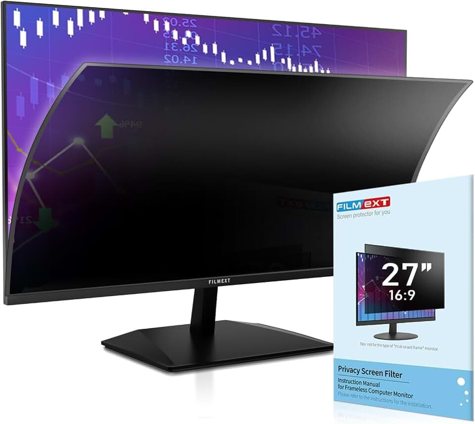 FILMEXT 2026 Upgrade 27 Inch Computer Privacy Screen Filter