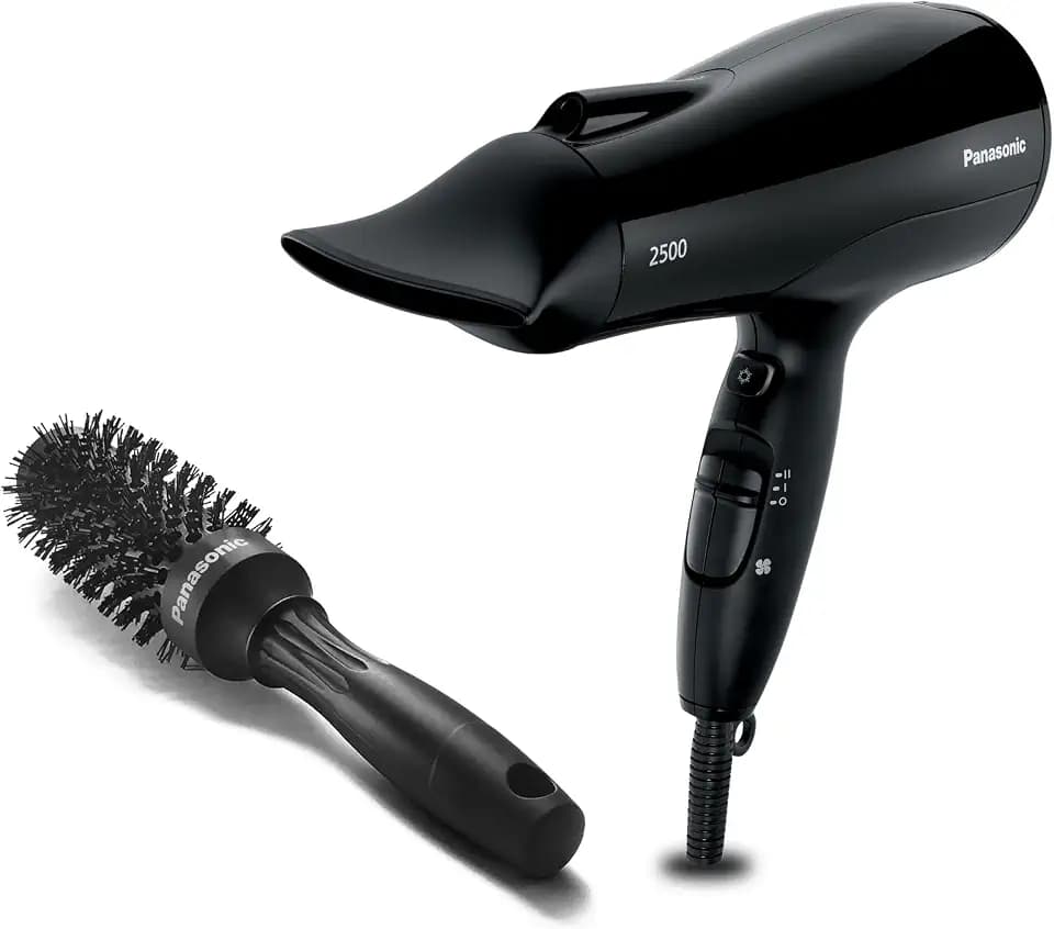 Panasonic EH-NE83-K895 Black Power Air Hair Dryer for Fast Drying & Smooth Finish - Black NE83