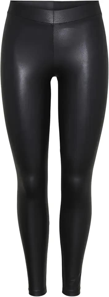 PIECES Damen PCNEW Shiny Leggings NOOS 17058457