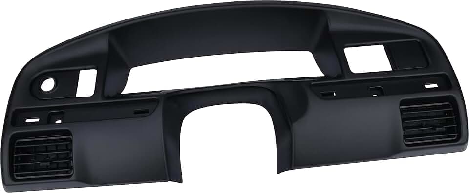 AA Ignition Instrument Panel Dash Bezel - Compatible with Ford - F-250, F-350 - Dash Trim Panel - Replaces F4TZ-15044D70-C, F4TZ-15044D70-CAA - 1994-1997