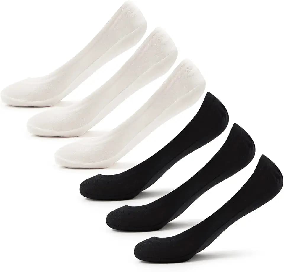 Keds Womens Invisible No Show Sock Liners With Non Slip Silicone Grip