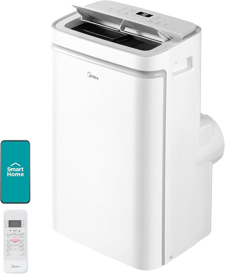 Midea 12,000 BTU Portable Air Conditioner with Dehumidifier Mode, Cools up to 350 Sq Ft