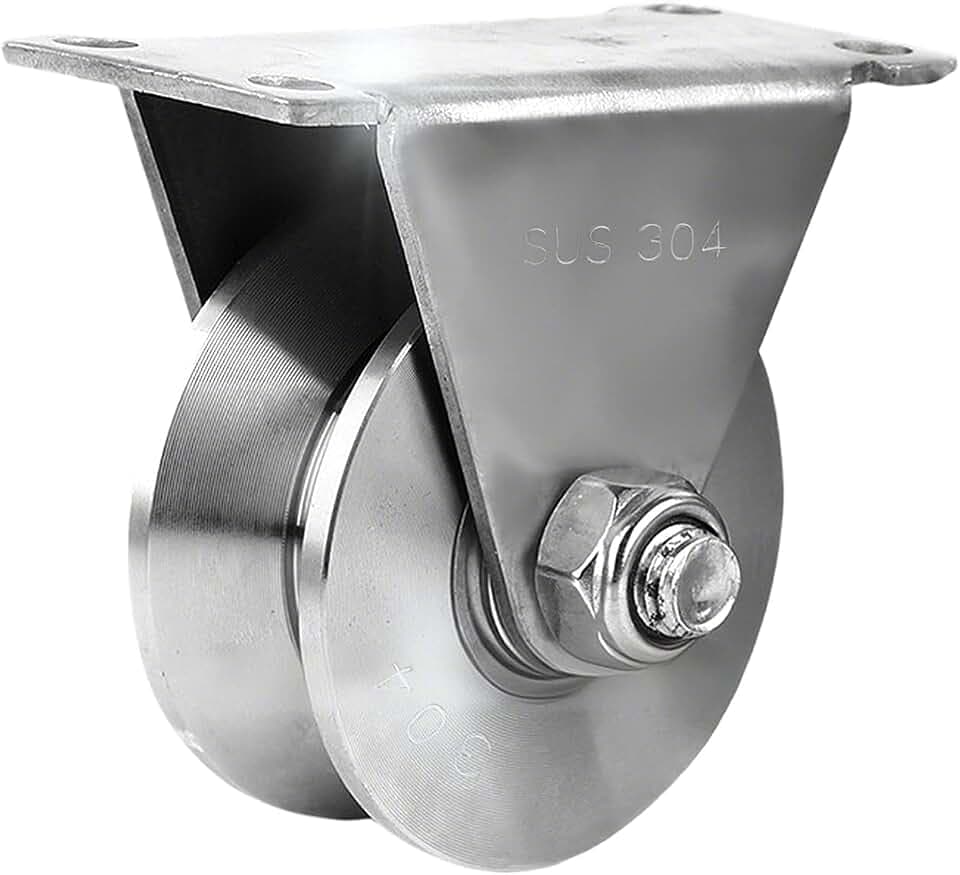Umlenkrolle mit 2 Kugellager, 68mm U Typ Umlenkrollen für 16mm Seile Stahlseil, Edelstahl Fitness Flaschenzug, Umlenkrolle Stahlseil, Tragkraft 800kg, für Lager, Rolltor, Heben, Transport