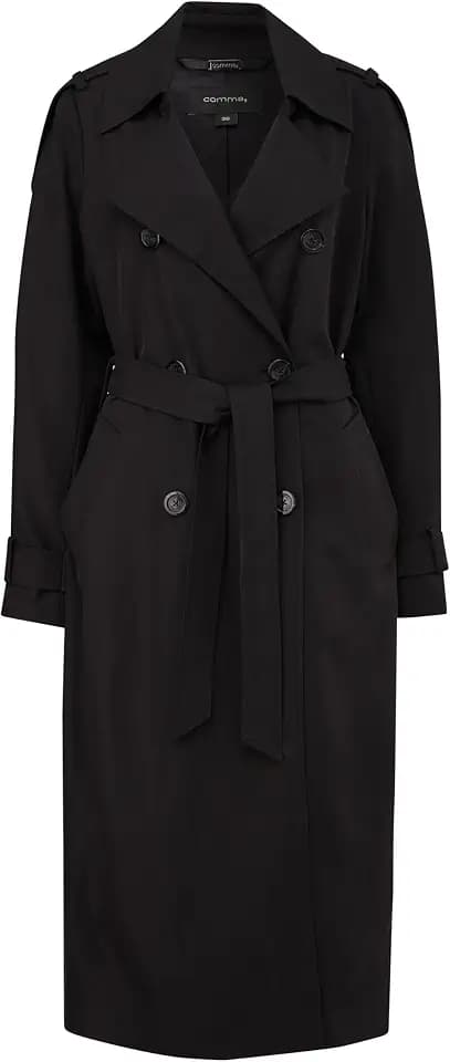 Comma Trenchcoat mit Bindegürtel