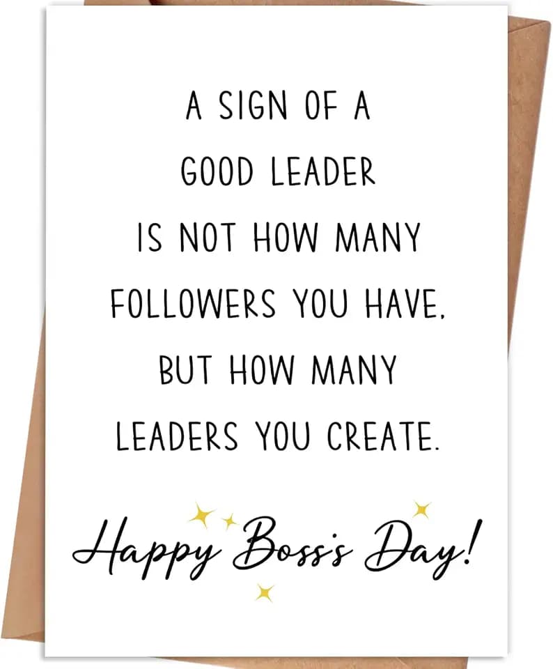 Happy Boss Day Card Gifts for Him Her, Bosses Day Gifts for Women MenMM-497