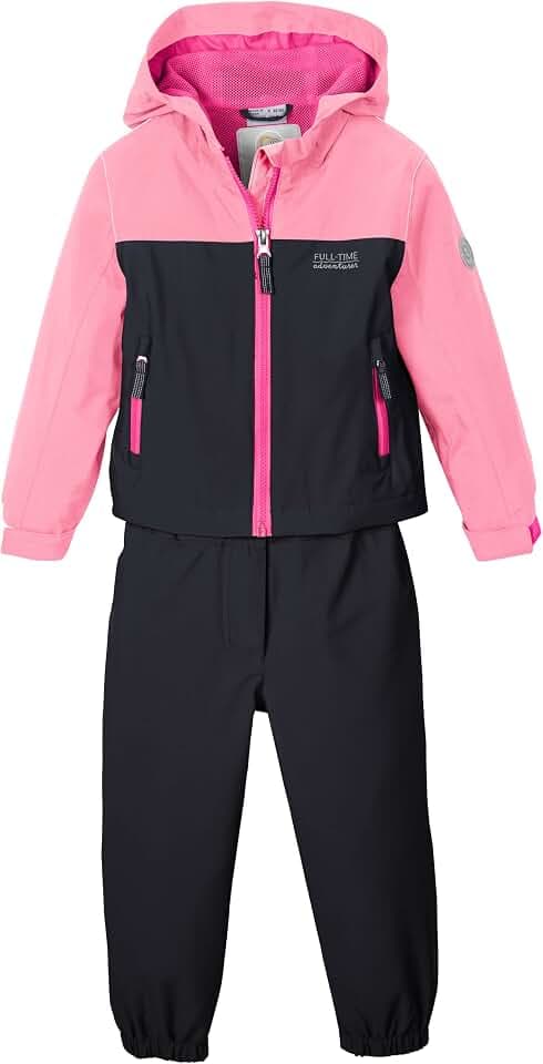 first instinct by killtec Unisex Kinder Fios 20 Mns Jckt And Pnts Abzippbarer Funktionsoverall mit Kapuze/Matschanzug