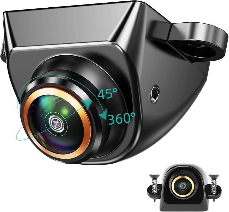 GreenYi AHD 1080P Rückfahrkamera Funktioniert nur mit Monitoren und Radio, die das AHD 1080P Videosignal Unterstützen, 170 Grad Betrachtungswinkel Rückfahr-/Front-/Seitenansichtskamera