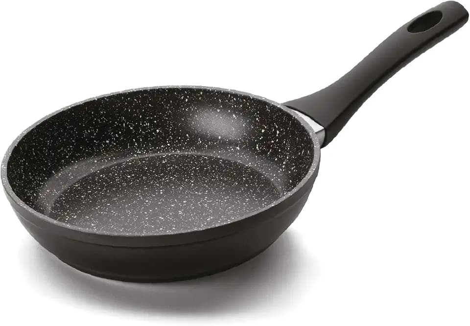 IBILI - Pfanne Natura, 26 cm, Aluminium, Anti-Haft-Beschichtung im Stein-Stil, geeignet für Induktion