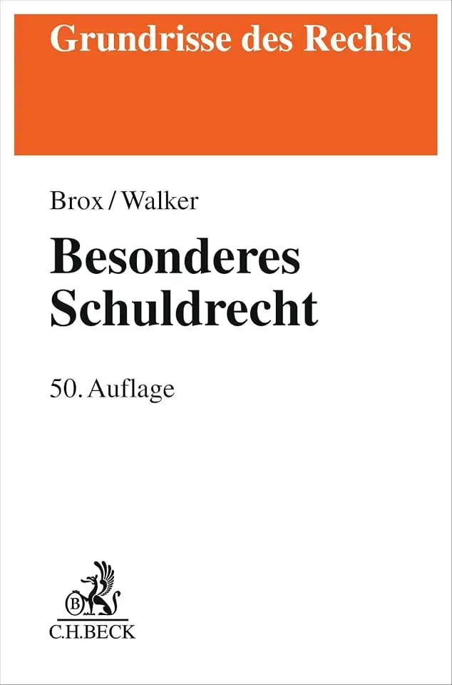 Besonderes Schuldrecht (Grundrisse des Rechts)