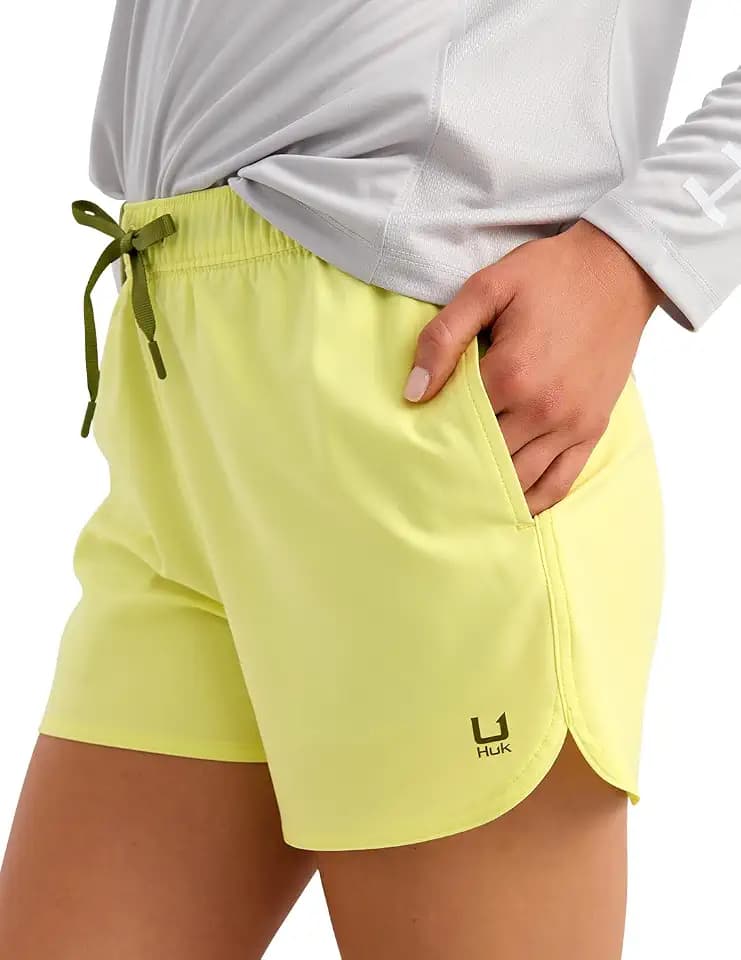 HUK Womens Pursuit Volley Short, Quick-Dry Fishing Shorts for Women