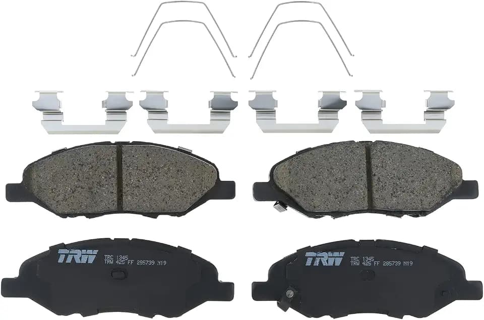 TRW Pro TRC1345 Disc Brake Pad Set For Nissan Versa 2008-2011, Front
