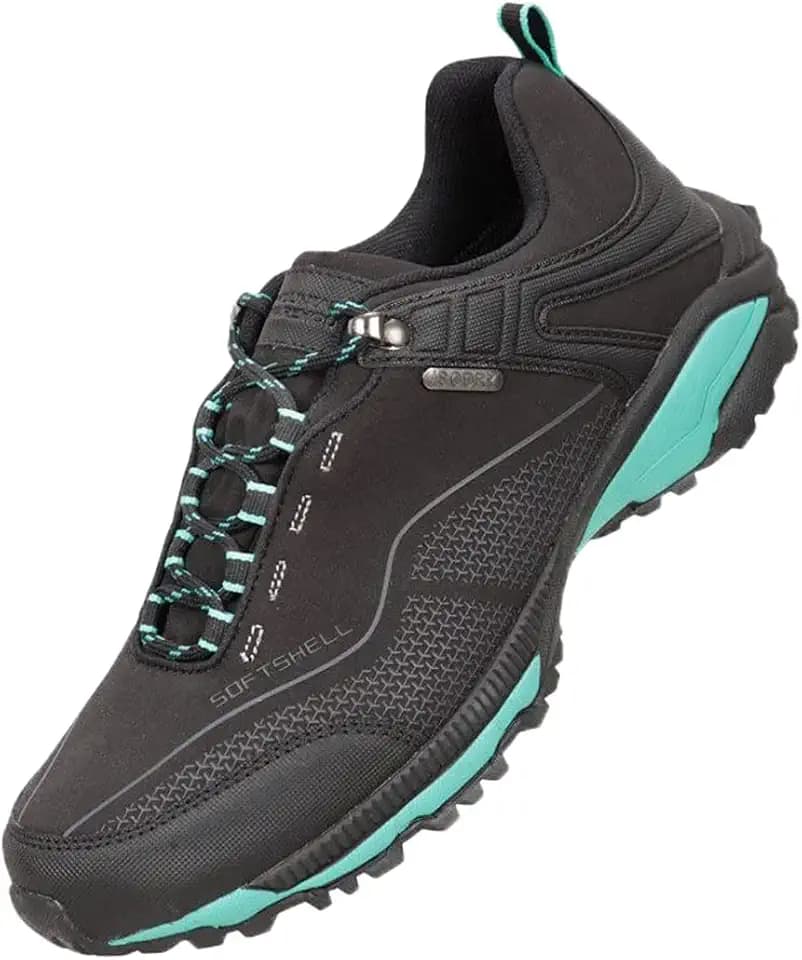 Mountain Warehouse Collie wasserdichte Damen-Schuhe - wasserdichte, Atmungsaktive, Leichte Sneaker, Lauf- & Freizeitschuhe, Überschuhe fürs Fahrrad – Frühling Sommer
