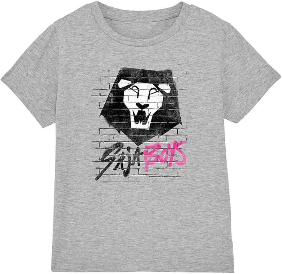 K-Pop Demon Hunters - Saja Boys Graffiti Wall Kids T Shirt