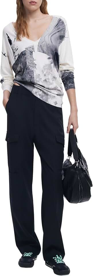 Desigual Damen 25wwjf15 Pullover (1er Pack)