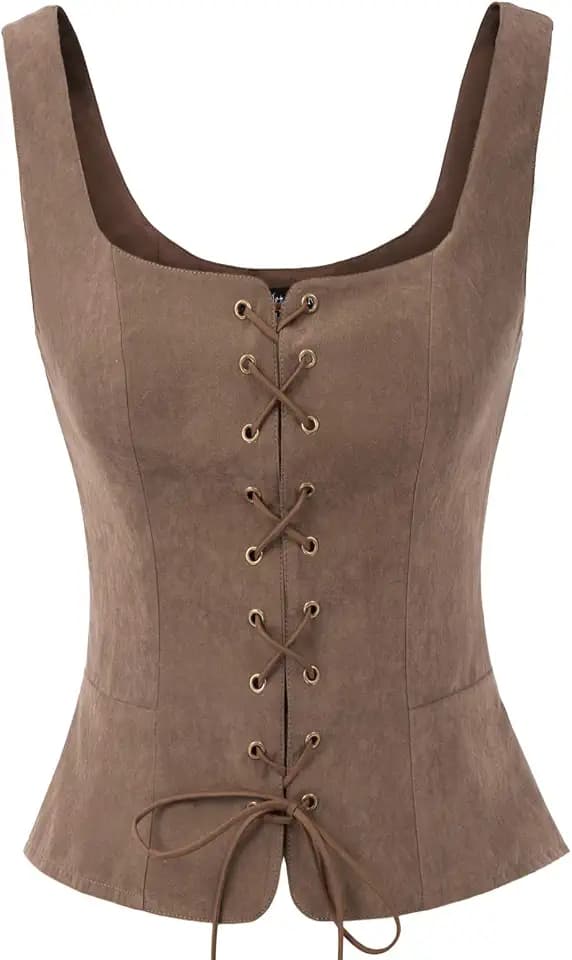 Scarlet Darkness Renaissance Costume Women Corset Tops for Women Cosplay Costume Pirate Bodice