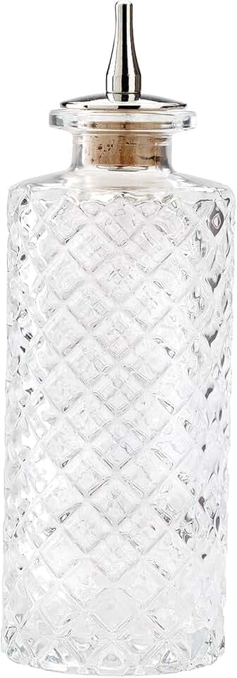 Barfly Bitters Bottle - Cut Crystal - 150 Ml, Glass