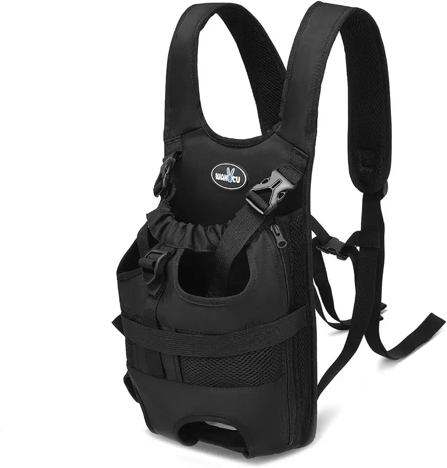 Wakytu Dog Front Carrier Pet Backpack for Small Medium Dogs，4-9lbs