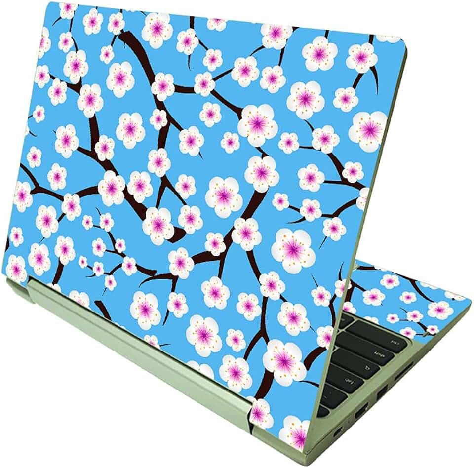 MightySkins Skin Compatible with Lenovo IdeaPad Flex 3 Chromebook 2-in-1 11.6" (2021) - Japanese Spring | Protective, Durable, and Unique Vinyl Decal wrap Cover | Easy to Apply | Made in the USA