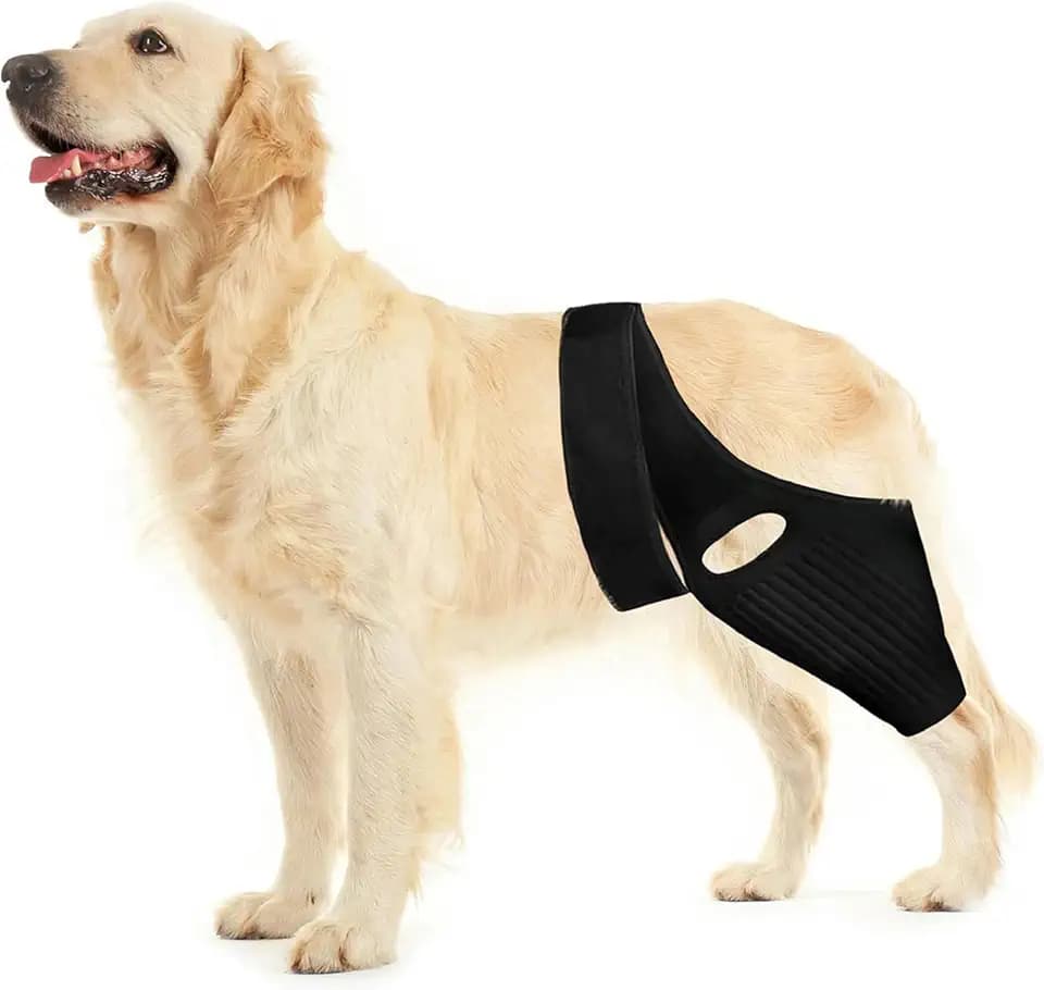 Dog Knee Brace, Dog ACL Brace for Front Torn and Back Hind Rear Legs ACL Tear, Dog Hip Knee Leg Brace for Hip Dysplasia, Dog Arthritis, Luxating Patella, Comfortable,