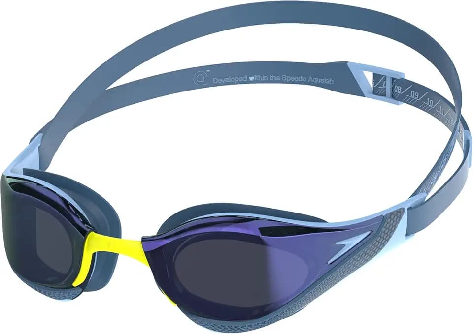Speedo Unisex-Adult Swim Goggles Mirrored Fastskin Pure Focus