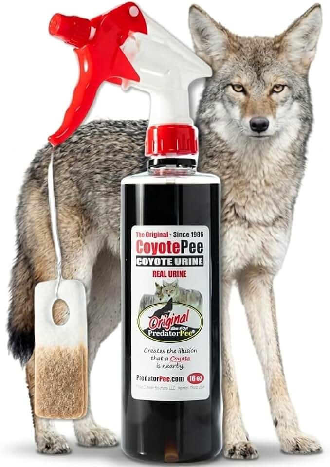 PredatorPee 100% Coyote Urine Kit Outdoor Yard Garden Perimeter Setup