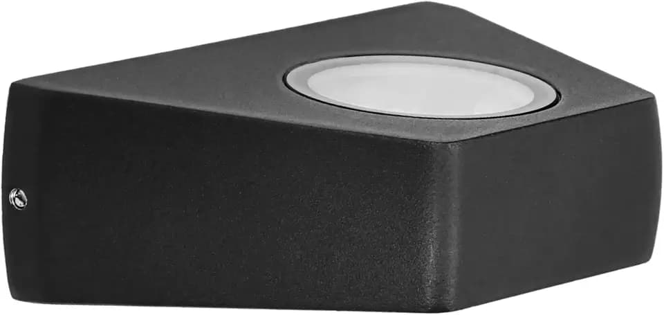 Adviti KWEN LED Wandleuchte Aussen Schawarze Farbe 260lm 6W IP54 4000K